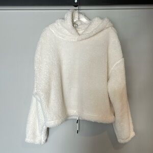 H&M teddy bear pullover jacket / cream / NWT / M